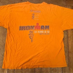 Vintage 2XL orange graphic tees